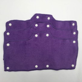 NAEE Purple Sweatband for Hard Hat Washable Velvet Terry Cotton Hard Hat Liner snap on (3, Purple)