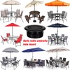 UpinFun Patio Table Umbrella Hole Ring Plug Cap Set for