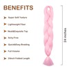 Ombre Braiding Hair 5 Packs/Lot 24inch Synthetic Jumbo Braiding Hair