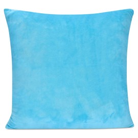 iscream Santa's Favorite 14" x 14" Chenille and Fleece Holiday Accent Pillow