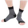 TOVINANNA 2pairs Elastic Compression Foot Sleeve Socks for Ankle Support
