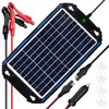 SUNER POWER Waterproof 10W 12V Solar Battery Charger & Maintainer