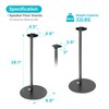 Pegzone Speaker Stands Pair Compatible with Sonos Era 100 and