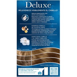 Wella Deluxe Tinte Permanente 7.3 Rubio Dorado, 207 g