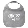 Huuraa Baby Bib Greece My Love Unisex Bib for All