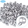PAGOW 333Pcs Links Bail Beads, Hypoallergenic Alloy Column Spacer Beads,