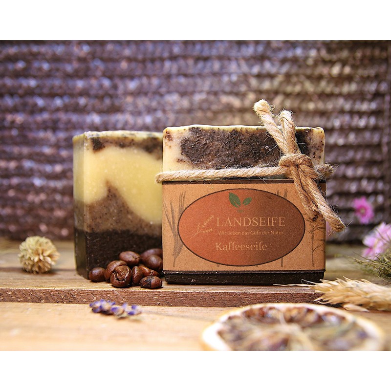 Landseife Organic Coffee Soap - Handmade & Nourishing Organic Kitchen