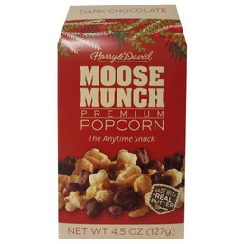 Moose Munch Dark Chocolate Holiday Caramel Popcorn