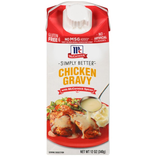 McCormick Simply Better Chicken Gravy, 12 oz