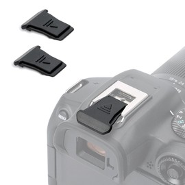 JJC 2Pack Hot Shoe Cover Cap Protector for Canon EOS R50 R10 R8 R7 R6 Mark II R5 Mark II R5C R3 Camera, Replaces Canon ER-SC2 Hot Shoe Cover