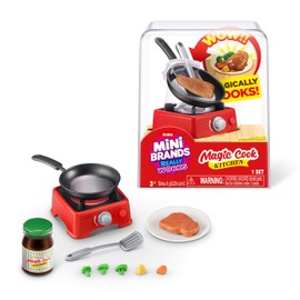 Mini Brands Magic Cook Kitchen Capsule Series 1 (Steak With Pan) by ZURU: Capsule con mini elettrodomestici funzionanti, collezionabile non commestibile. Per bambini 8+, adolescenti, adulti