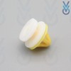 VVO Fasteners- Yellow Plastic Front Door Card Clips for Land