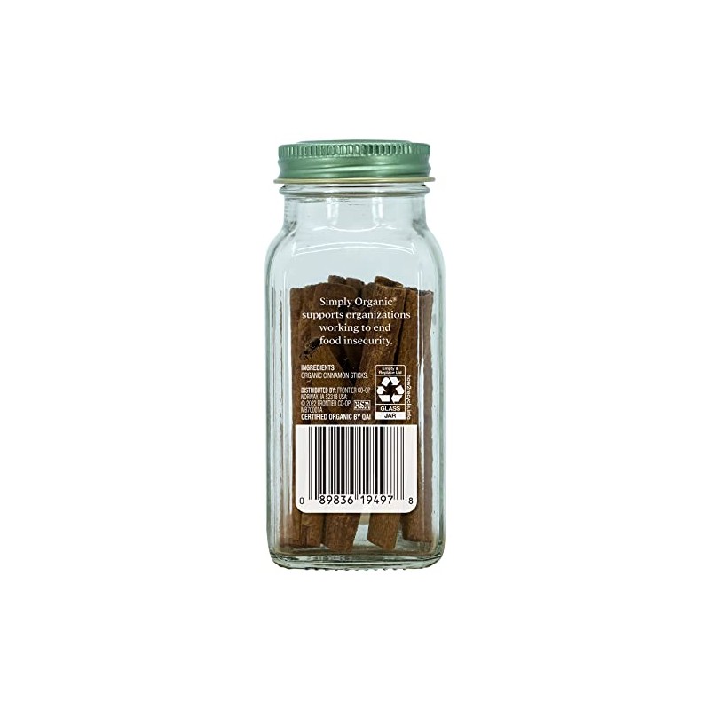 Simply Organic Cinnamon Sticks Certified Organic, 1.13 Oz