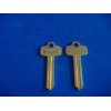 TWO NICKEL SILVER FITS BEST KEY BLANKS FOR "TA" KEYWAY