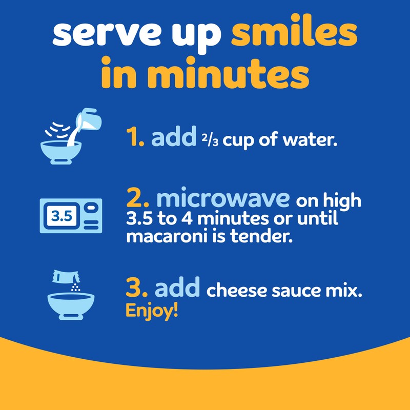 Kraft Easy Mac and Cheese, 6 Packets, for Easy Dinner