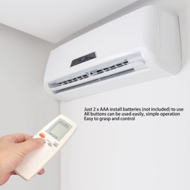 ciciglow Replacement Air Conditioner Remote Control RFL-0601 Carrier AC Remote Control for Carrier RFL-0601 KFL-0301E KF(R)-0199G Air Conditioners