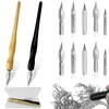 Nib Pen and Holder Set, Nib Pen Set, 125 mm