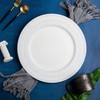 CVL 1 Pc, Lace Embossed Acrylic Plastic Charger Plate -
