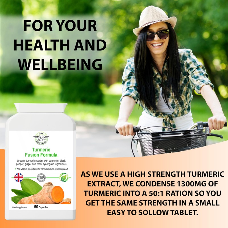 MGN SUPPLEMENTS Turmeric Fusion – 400mg with Black Pepper &