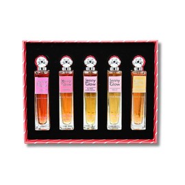 JENNY GLOW 5 PIC GIFT SET UFO, OPIUM, FLORAL EXPLOSION, BELLE & BILLIONAIRE 1.0FL.OZ Eau De Parfum Fragrance