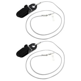 Cordón Para Audífonos Antipérdida Con Clip Soporte Seguro Para Aparato Auditivo Ligero Para Viajes Y Uso Diario 2 Piezas