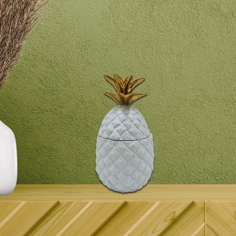 Comfy Hour Farmhouse Collection 9" Pineapple Candy, Cookie Storage Jar