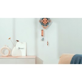 ROKR 3D Wooden Puzzle Wall Clock Model Kit DIY Craft Gift Wall Clock for Adults