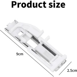 Buttonhole Presser Foot, Buttonhole Presser Foot for Janome 753801004 Brother Singer Juki Babylock Elna Kenmore White Necchi Simplicity Riccar (white)