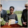 100 Pcs Funeral Favors for Guests Funeral Fans Bulk, Sunflowers