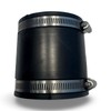 Aqua Universe 3" Flexible Rubber Connector 100x100x100mm with Hose Clips