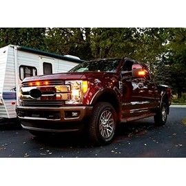 Custom Auto Works Store Grill light -Compatible with 2017-2019 Super Duty