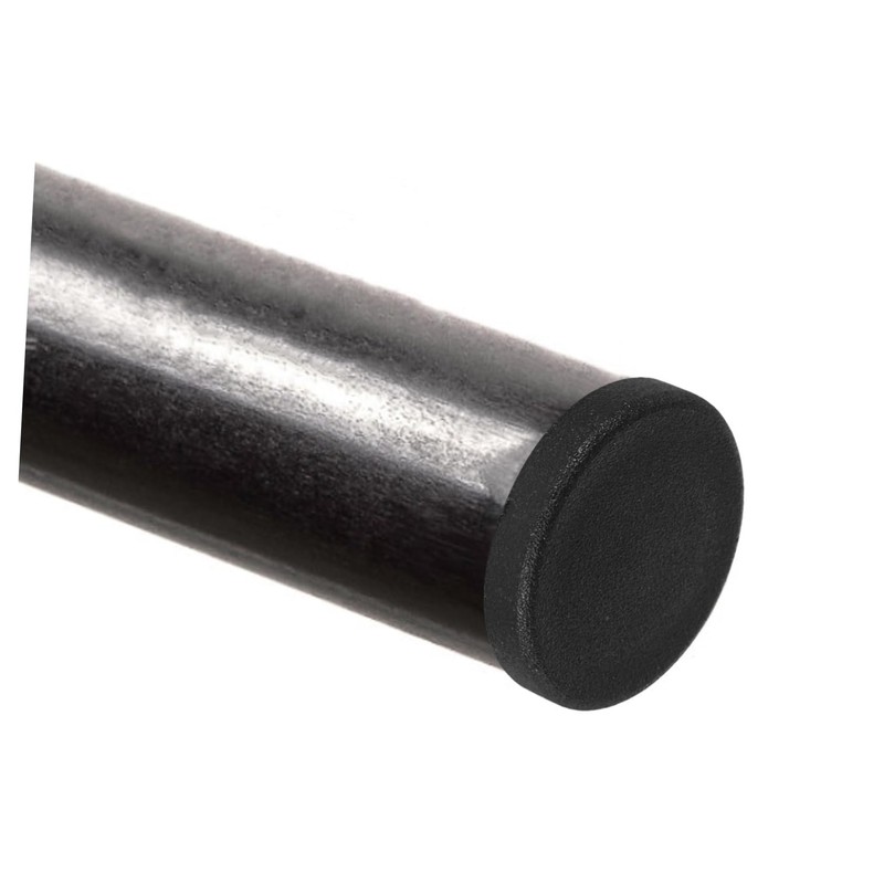 Gadpiparty 4pcs Black Plastic Round Leg Inserts for Furniture Chair