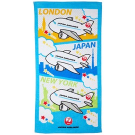 丸眞 Airlines Airplane World Travel Bath Towel (60 × 120 cm) 0310404200