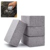 4 Pack Grill Griddle Cleaning Brick Block, Reusable Non-Scratch Pumice