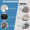 Plastic Pet & Garden Fence - Black 15.7in X 50ft