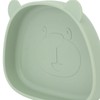 4pcs Children Plate Utensils Set Silicone Suction Bowls Set Toddler