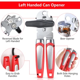 Left Handed Can Opener and Kitchen Scissors Poultry Shears, Lefty Kitchen Tools for Left Hand People