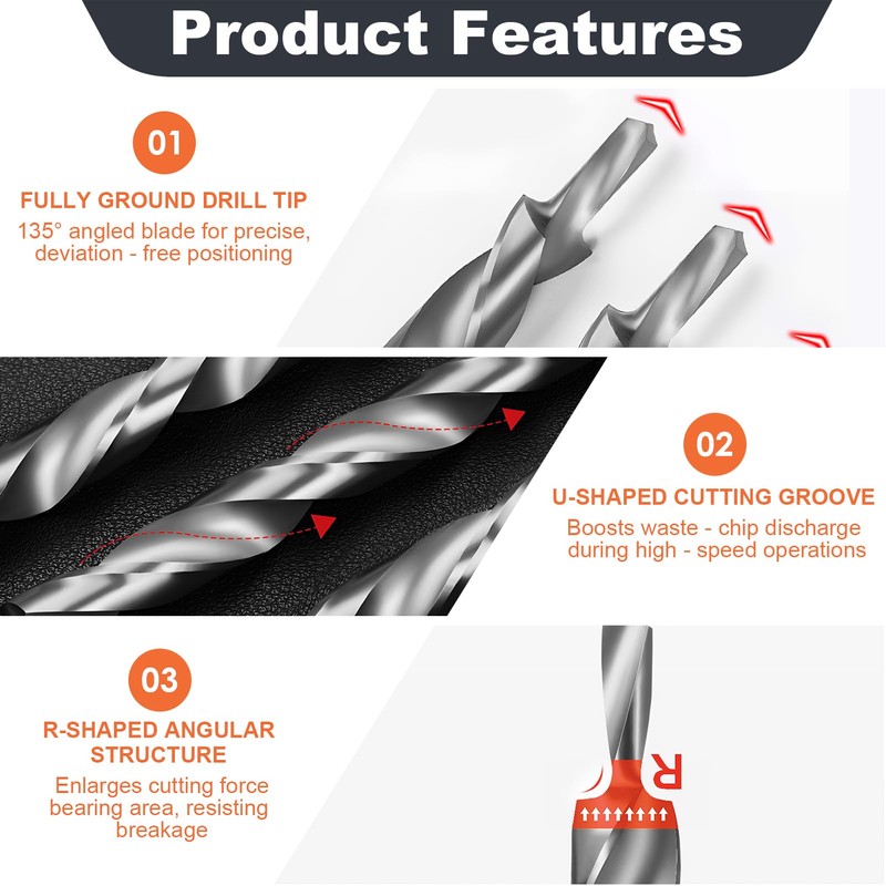 2PCS 9.5mm(3/8”) Pocket Hole Jig Kit, Pocket Hole Drill Bit