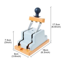 YXQ 400V 100 Amp Double Pole Electric Brake Safety Knife Switch,Gray