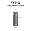 RTIC 32oz Outback Water Bottle, Ceramic Lined, Insulated, Stainless Steel,