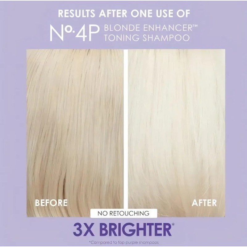 Shampoo Matizador Para Rubios Morado Olaplex No.4p 250 Ml