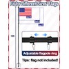 Acostop 15ft In Ground Flag Pole for Outside House, Fit