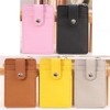 tooloflife Plain PU Leather ID Card Holder with Slots (Includes