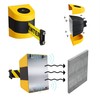CCW Series WMB-230 Magnetic Wall Mount Retractable Belt Barrier (30