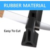 Duzzy 39 Inch Collapsible Shower Water Dam Shower Stopper Barrier