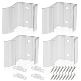 LhyBtm 4 Pack RV Sliding Mirror Door Latch Universal Mirror Closet Door Latch Universal Sliding Mirror Door Catch Replacement for RV Camper Motorhome RV Sliding Mirrored Door Travel, Camp and Trip