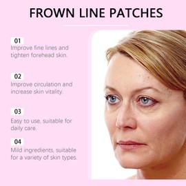 Anti-Falten-Patches Für Stirn Und Lachfalten – 60 Stück Collagen-Patches Gegen Falten, Unsichtbare Gesichtspflege, Glättende Behandlung Für Stirnfalten, Mimikfalten, Langanhaltend Hautstraffend