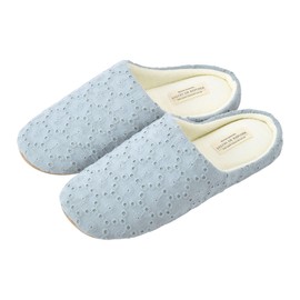 Libuhahato Room Shoes Le Pose Blue Gray (9.1 - 9.6 inches (23 - 24.5 cm) Lace Pastel 82401-72