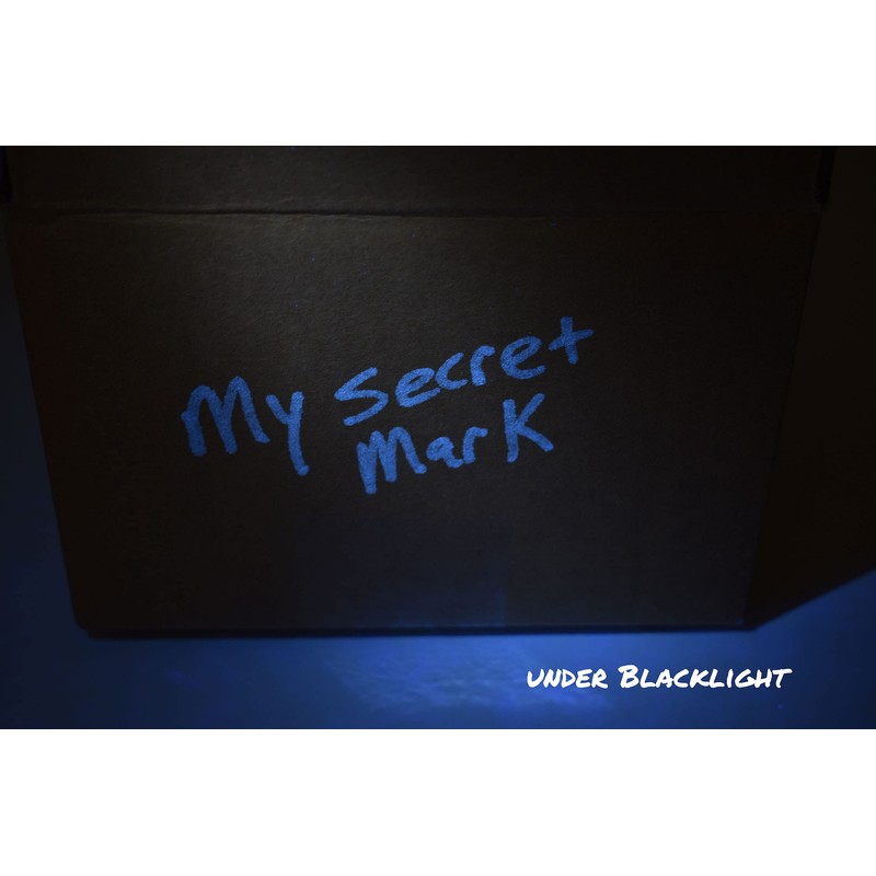 Opticz Blacklight Reactive Invisible Blue Ink Industrial UV Marker
