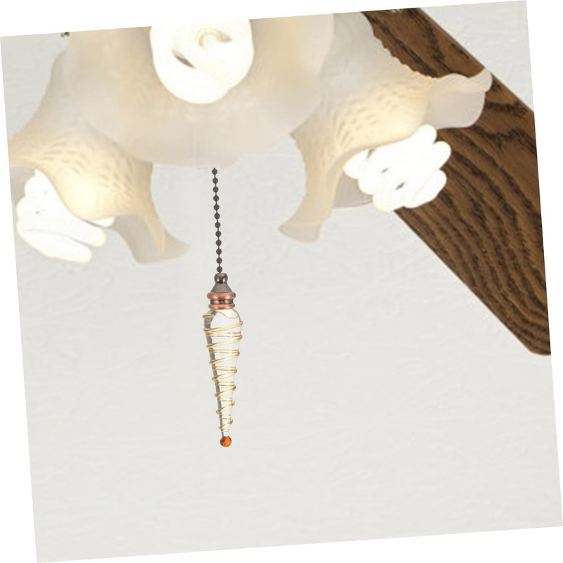 Operitacx Lighting Beaded Pull Chain Ceiling Fan Pendant Decor Replacement